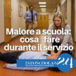 Malore a scuola: cosa fare durante il servizio