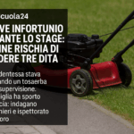 Grave infortunio durante lo stage: 17enne rischia di perdere tre dita