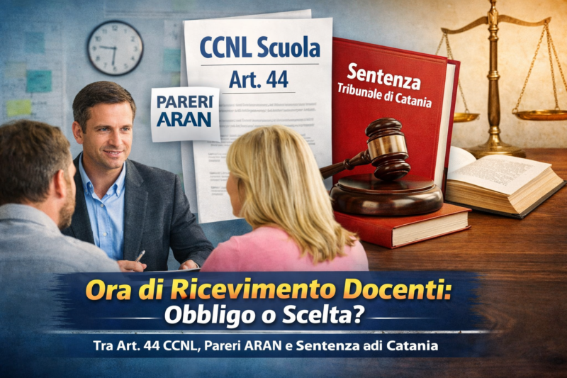 Ricevimento genitori, l’ora settimanale non è un “obbligo extra”: cosa dice oggi il CCNL e perché la sentenza di Catania conta ancora