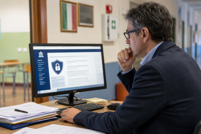 Privacy a scuola, Garante sanziona un istituto: le iniziali dell’alunno non bastano a tutelare i dati sanitari