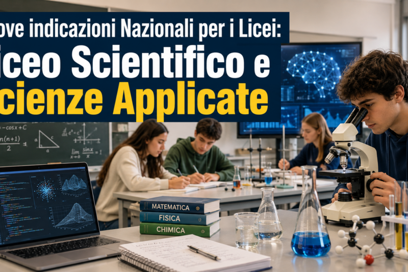 Nuove Indicazioni per il Liceo Scientifico: scienza, IA e cultura umanistica