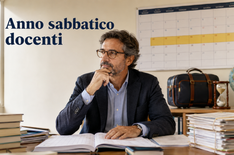 Anno sabbatico docenti, come funziona davvero: requisiti, durata, stipendio, pensione e possibilità di lavorare