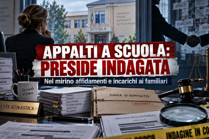 Appalti a scuola, preside indagata a Taranto: lavori alla figlia in cambio di affidamenti da oltre un milione
