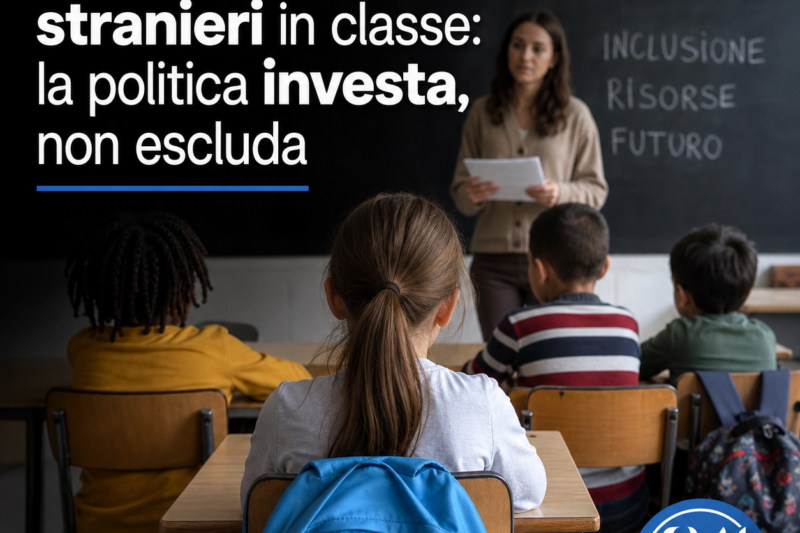 Tetto del 30% stranieri in classe: la politica investa, non escluda [Editoriale]