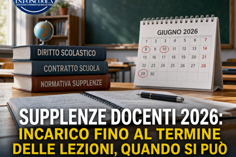 Supplenze docenti 2026: incarico fino al termine delle lezioni, quando si può lasciare per GPS senza sanzioni | Guida OM 27/2026