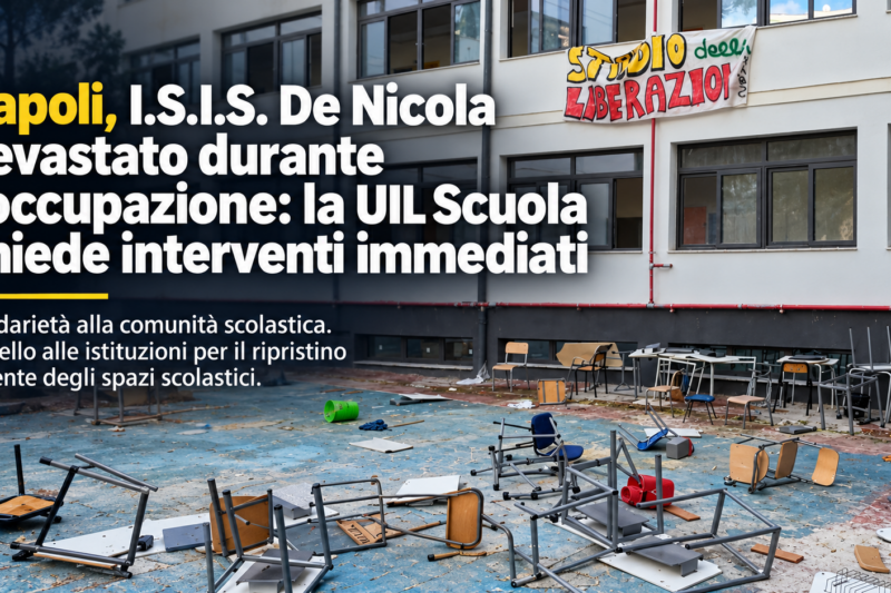 I.S.I.S. De Nicola distrutto, questa non è protesta: è criminalità
