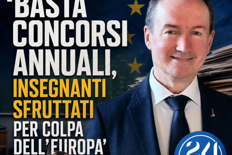 Pittoni (Lega): ‘Basta Concorsi Annuali, Insegnanti Sfruttati per Colpa dell’Europa