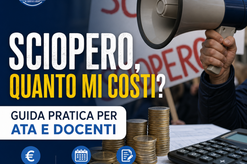 Sciopero, quanto mi costi? Guida pratica per ATA e docenti